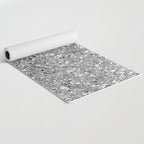 Glitters and Glitz Silver  Yoga Mat Gallery Image 2