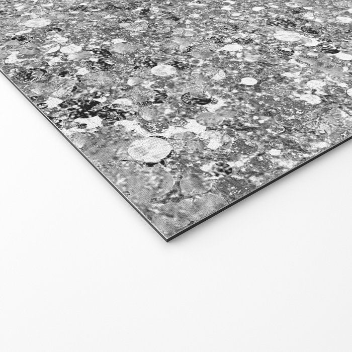 Glitters and Glitz Silver  Welcome Mat Gallery Image 2