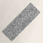 Glitters and Glitz Silver  Yoga Mat Gallery Image 1