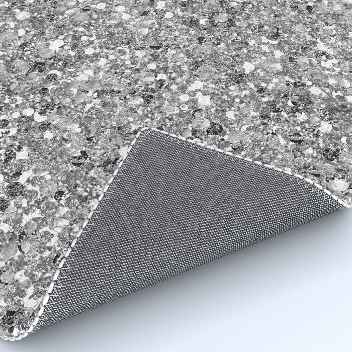 Glitters and Glitz Silver  Rug Gallery Image 4
