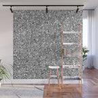 Glitters and Glitz Silver  Wall Mural Gallery Image 1