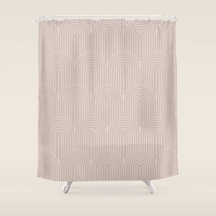 Art Deco Arch Pattern LV Shower Curtain Gallery Image 1