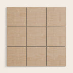 Art Deco Arch Pattern LV Wood Wall Art Gallery Image 1