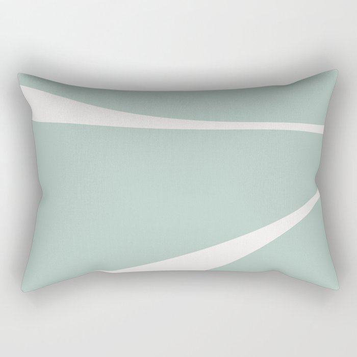 Minimalist Plant Abstract XXXVII Rectangular Pillow Gallery Image 1