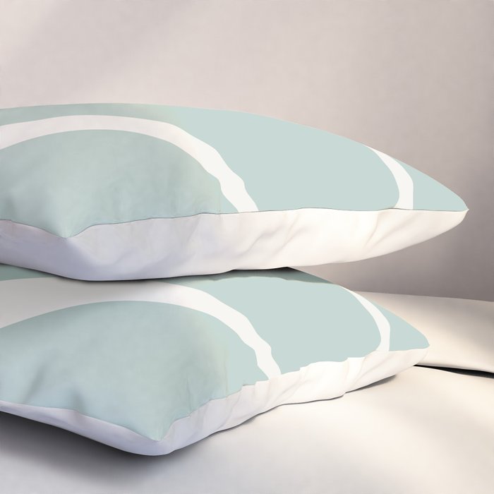 Minimalist Plant Abstract XXXVII Pillow Sham Gallery Image 3