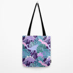 Jungle Dinosaur - Purple Tote Bag Gallery Image 2