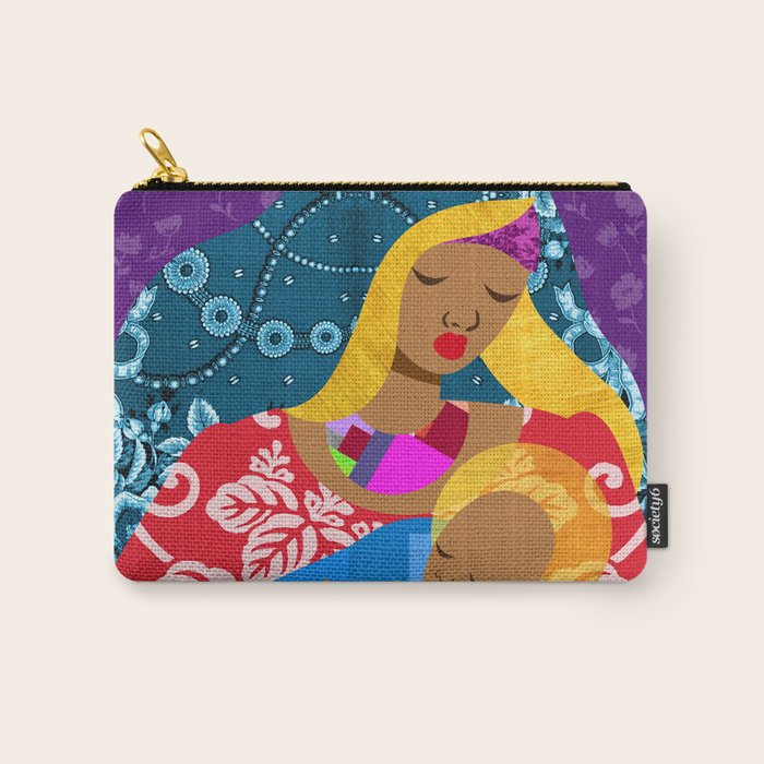 Virgin Mary and Child Carry All Pouch Gallery Image 1