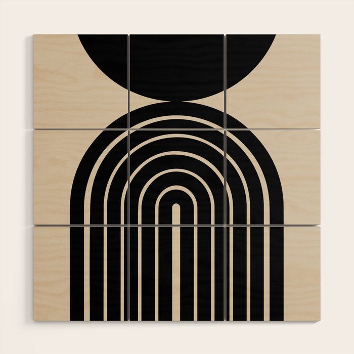 Mara - Mid Century Modern Abstract Art Wood Wall Art Gallery Image 1