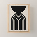 Mara - Mid Century Modern Abstract Art Mini Art Print Gallery Image 1