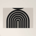 Mara - Mid Century Modern Abstract Art Welcome Mat Gallery Image 1