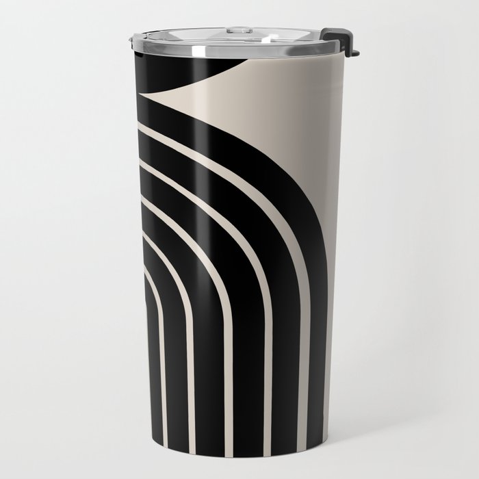 Mara - Mid Century Modern Abstract Art Travel Mug Gallery Image 2
