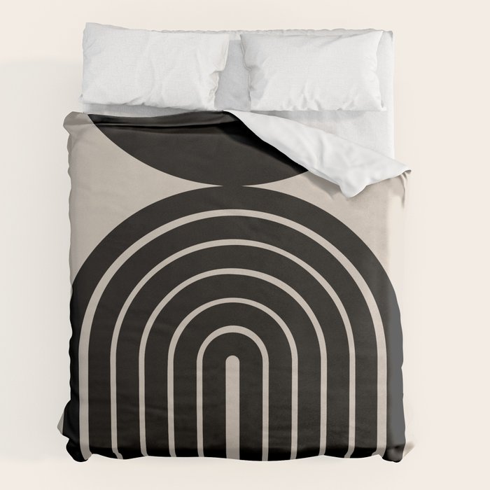 Mara - Mid Century Modern Abstract Art Duvet Cover Gallery Image 2