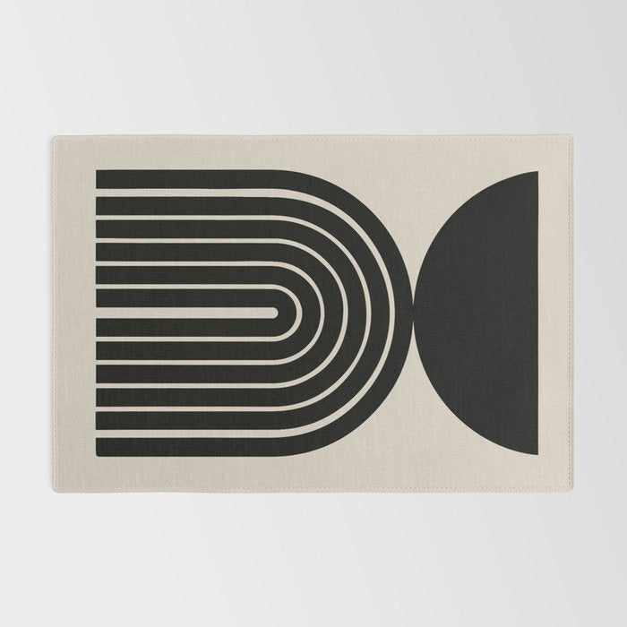 Mara - Mid Century Modern Abstract Art Rug Gallery Image 2