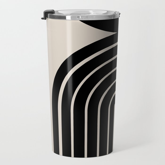 Mara - Mid Century Modern Abstract Art Travel Mug Gallery Image 3