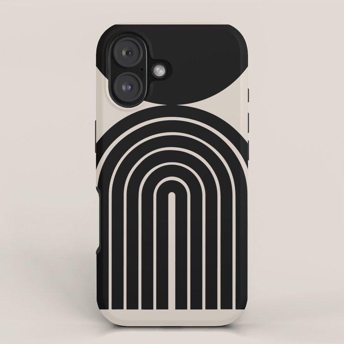 Mara - Mid Century Modern Abstract Art iPhone Case Gallery Image 1