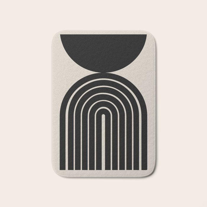 Mara - Mid Century Modern Abstract Art Bath Mat Gallery Image 1