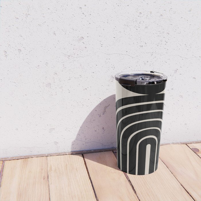 Mara - Mid Century Modern Abstract Art Travel Mug Gallery Image 4