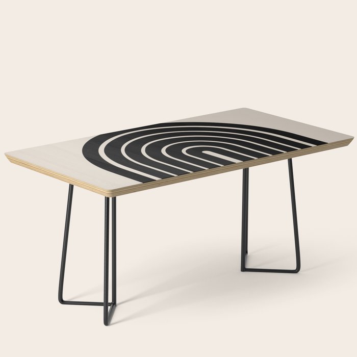 Mara - Mid Century Modern Abstract Art Coffee Table Gallery Image 1