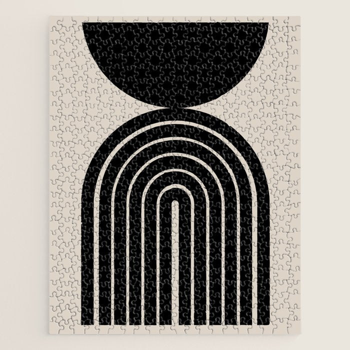 Mara - Mid Century Modern Abstract Art Jigsaw Puzzle Gallery Image 1