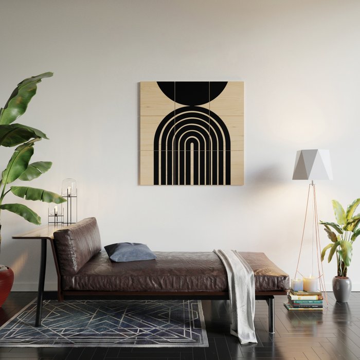 Mara - Mid Century Modern Abstract Art Wood Wall Art Gallery Image 2