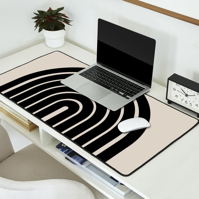 Mara - Mid Century Modern Abstract Art Desk Mat Gallery Image 2