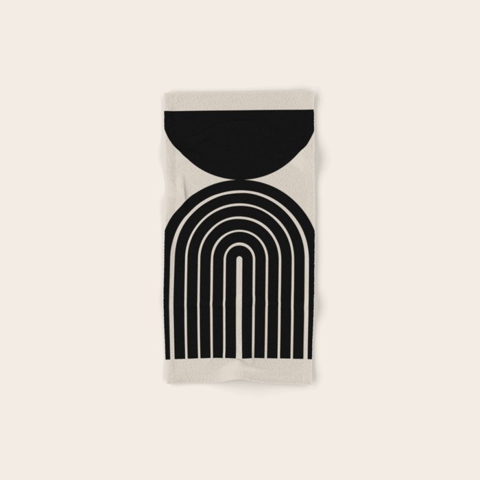 Mara - Mid Century Modern Abstract Art Bath Towel Gallery Image 1