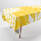 Bright Yellow, Summer, Pineapple Art Tablecloth Gallery Image 1