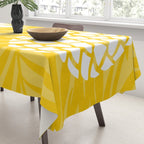 Bright Yellow, Summer, Pineapple Art Tablecloth Gallery Image 3