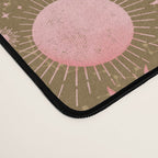 Dusty Pink Boho Celestial Desk Mat Gallery Image 4
