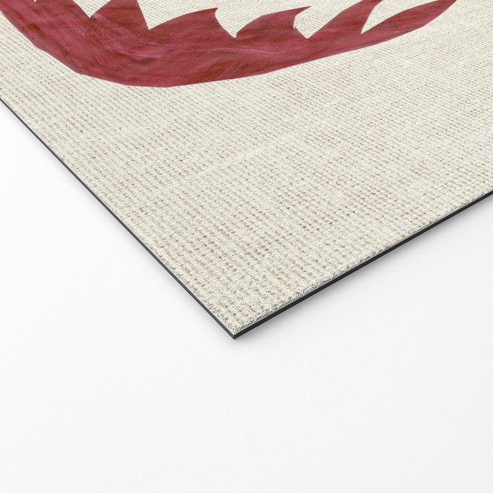 Crimson Dream In Cream Welcome Mat Gallery Image 2