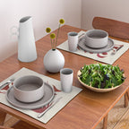 Crimson Dream In Cream Placemat Gallery Image 2