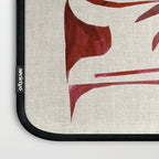Crimson Dream In Cream Laptop Sleeve Gallery Image 3