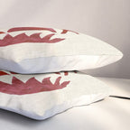 Crimson Dream In Cream Pillow Sham Gallery Image 3