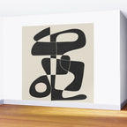 Minimal Abstract Noir Wall Mural Gallery Image 2