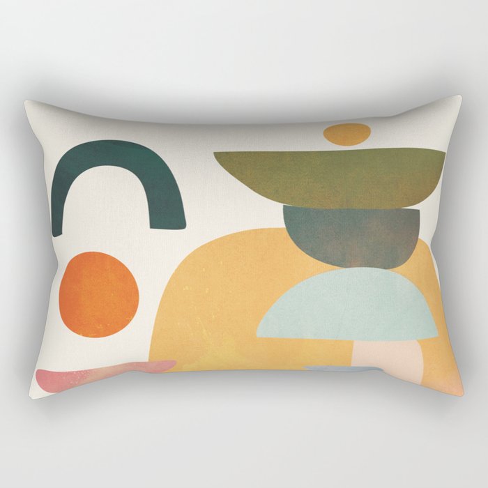 Modern Abstract Art 70 Rectangular Pillow Gallery Image 1