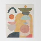 Modern Abstract Art 70 Throw Blanket Gallery Image 2