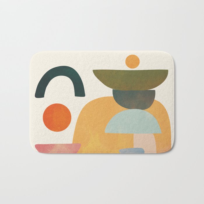 Modern Abstract Art 70 Bath Mat Gallery Image 1