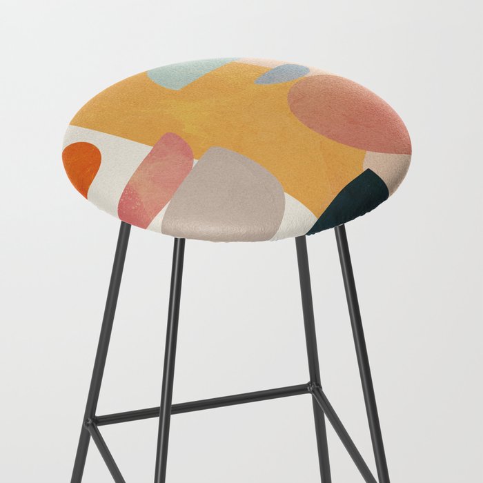 Modern Abstract Art 70 Stool Gallery Image 2