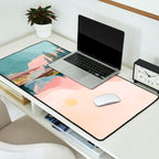 Pastel Mountain Lake Desk Mat Gallery Image 2