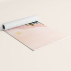 Pastel Mountain Lake Yoga Mat Gallery Image 2