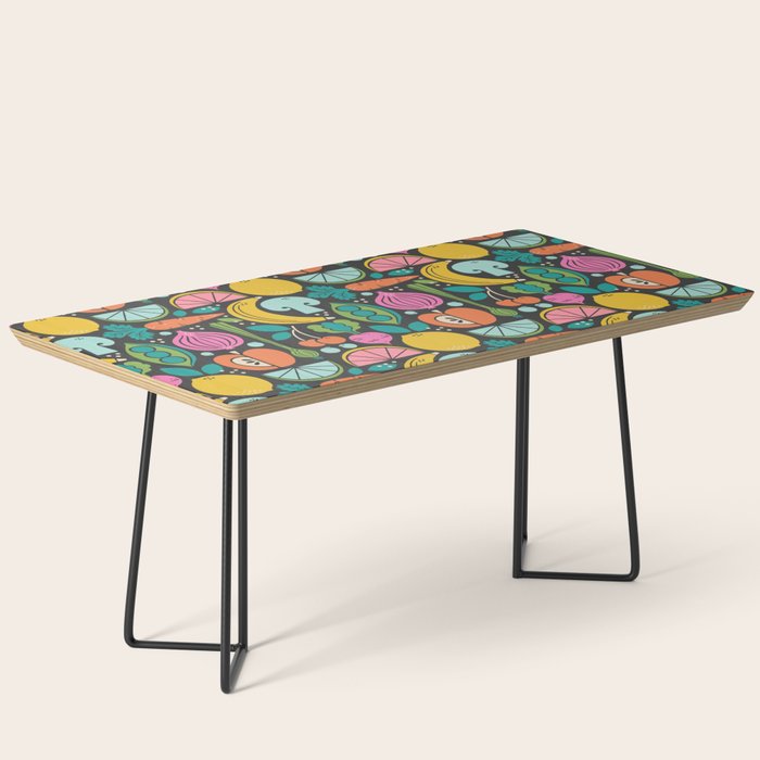 Fruit and Veggies 2025 Calendar - Muli-color on black Coffee Table Gallery Image 1