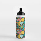 Fruit and Veggies 2025 Calendar - Muli-color on black Water Bottle Gallery Image 2