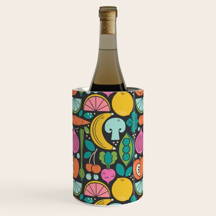 Fruit and Veggies 2025 Calendar - Muli-color on black Wine Chiller Gallery Image 3