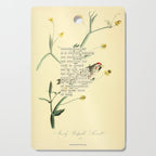 Bird Divinations: Mealy Redpole Linnet (about: almanacofbirds.org) Cutting Board Gallery Image 1