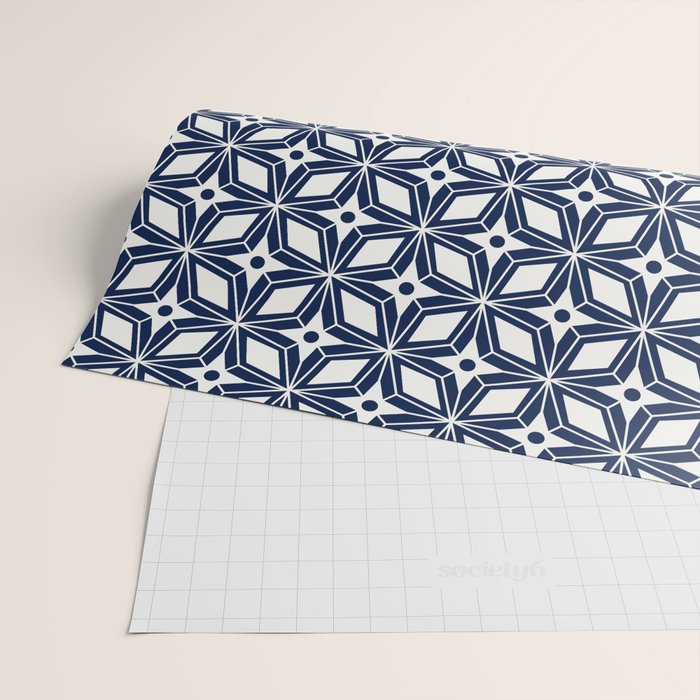 Starburst - Navy Wrapping Paper Gallery Image 2