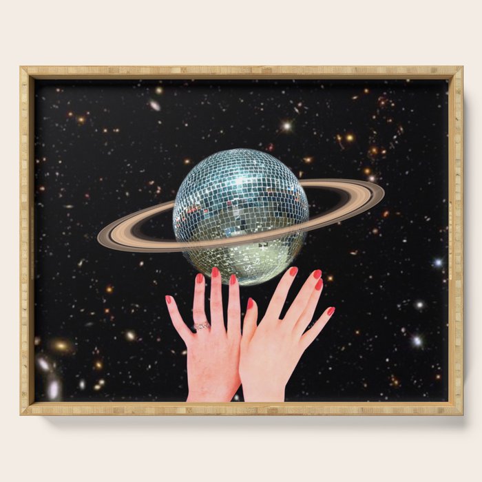 Saturn Disco Serving Tray Gallery Image 1