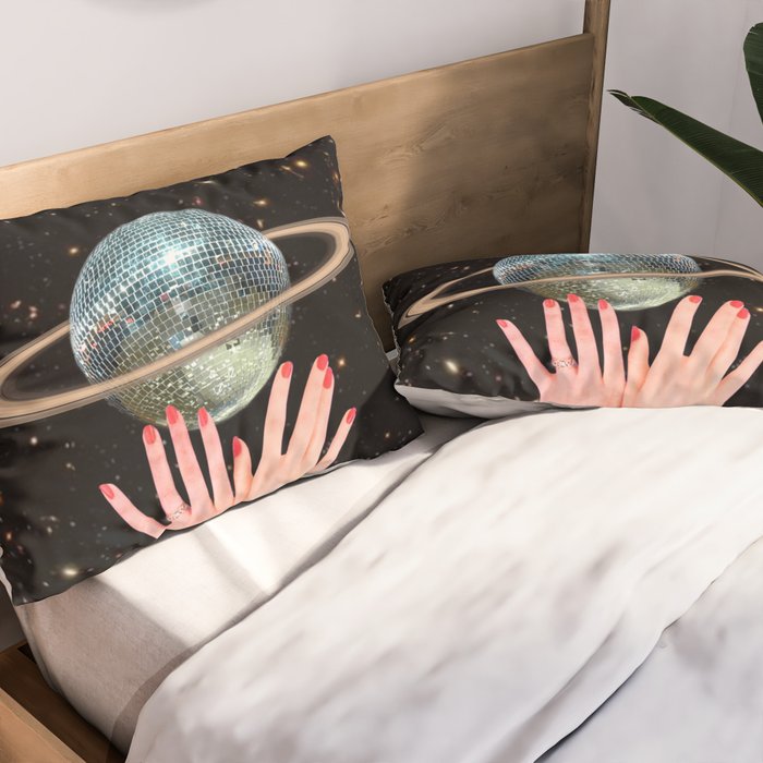 Saturn Disco Pillow Sham Gallery Image 2
