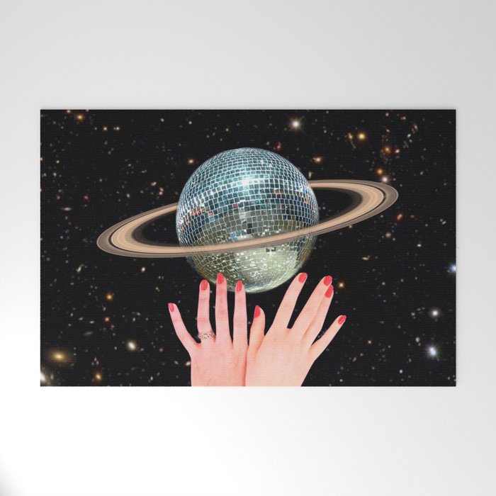 Saturn Disco Welcome Mat Gallery Image 1