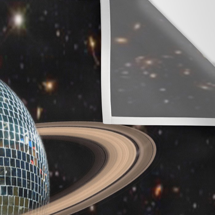 Saturn Disco Wall Tapestry Gallery Image 3