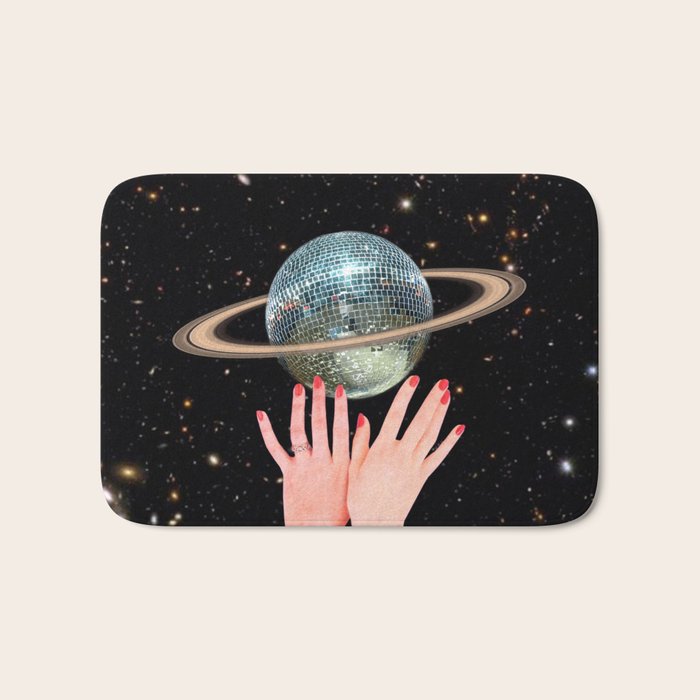 Saturn Disco Bath Mat Gallery Image 1
